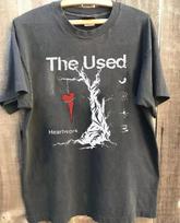 Naudotas grupės marškinėlis, Naudotas grupės anglies spalvos Vtg marškinėlis Unisex S-5XL Unisex marškinėlis XXL