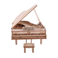 3D Wooden Puzzle Piano Model Hand Assembled Puzzle DIY Assembly Model, Suitable for Christmas balta