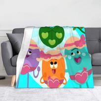 Bumble Nums Cartoon Blankets Flannel Autumn/Winter  Multi-function Soft Throw Blanket for Sofa Travel Quilt 75x90cm