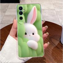 For Tecno Pova Neo 2 LG6n Case Clear Luxury Cute Love Rabbit Funny TPU Soft Silicone Phone Case For Tecno Pova Neo2 Back Cover Tecno Pova Neo 2 gray