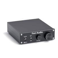 Fosi Audio M03 Subwoofer Amplifier 200W TPA3255D2 Mini Stereo Power Audio Amplifier Compact Digital Integrated Class D Receiver Bass Passive Speaker juoda