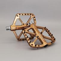 SHANMASHI MTB Bike Pedals Ultralight CNC Aluminum Alloy Polished 3 Bearing Pedal Road Mountain Dirt Bike Anti-slip Bicycle Pedal ruda