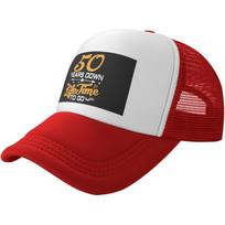 Years Down Lifetime To Go th Anniversary Trucker Hat Mesh Baseball Cap Adjustable Snapback Cap XS（old）
