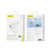 Foneng Eu66 Pd 20W Charger For Iphone 11 12 13 14 Usb-C With Cable balta