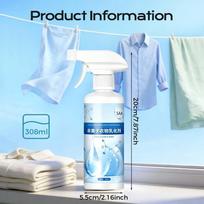 Emulsifier Stain Remover 300ml Powerful Color Safe Fabric Emulsifier Spray Agent for Household Delicate Garment Clothes 300ml white