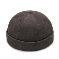 Retro beretė vasarinė medvilninė beretė be snapelio, kepurės, laisvalaikio gatvės stiliaus kepurė-beanie, hip-hop kepurės vyrams ir moterims gray