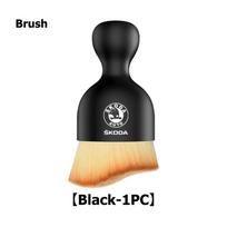 qjpmd2 Car Cleaning Brush Air Vent Dusting Cleaner Soft Brush For Skoda Fabia Kamiq Superb Scala Enyaq-iV MK3 VisionS Yeti