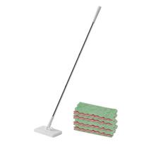 Mops for Floor Cleaning with Washable Pads Quick Mop Floor Cleaner Set for Home Living Room Bathroom Shower Office Hardwood CN