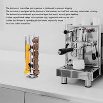 Stand Base Coffee Capsule Organizer Tower Shape Revolving Capsule Stand  Home Use