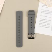 Silikoninis 16 mm laikrodžio dirželis, skirtas - „Huawei TalkBand B3 B6 More“ vaikiškam laikrodžiui pilka spalva