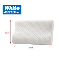 Atminties putplasčio pagalvė Relax gimdos kaklelio ortopedinės miegojimo pagalvės Kaklo apsauga Lėto atšokimo ergonominės pagalvės 50*30*10cm balta