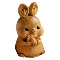 Zodiako gyvūno figūrėlė Rankų darbo medinė Kinijos zodiako ženklai Daugiafunkcinis mini zodiako stalo dekoras D