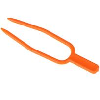50 vnt. Plastikiniai augalų segtukai tvirtinimo spaustukai braškių auginimo segtukas orange