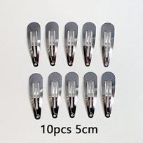 10/20/30PCS Women Basic Alloy Hairpin Silver Gold Waterdrop Shape Hair Clips Girls DIY Hairstyle Clip Fashion Hair Accessories