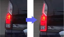Hotimp Serena SERENA C27 Specialus LED galinis žibintas, stabdžių žibintas, 4 žibintai, visos šviesos,