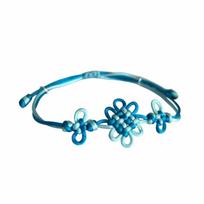 Halloween Gifts For Little Girls: Cosplay Costume Accessories, Two-tone Woven Bracelet, Wristband, Halloween Costume One Size žalsvai mėlyna