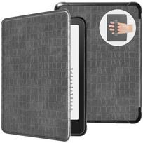 with Hand Support e-Reader Case PU Leather Protective Shell for Kindle Paperwhite 12th Generation/Colorsoft 2025 7 inch pilka
