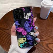 Retro Butterfly Case For Samsung Galaxy A52 A51 A50 A32 A31 A21S A22 A33 A53 A54 A71 A72 A73 5G A12 A13 A14 A34 Silicone Cover A54 5G