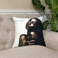 S-Sade Band Rock cushion cover Square Sofa Cushion Cover Casual Skin-Friendly Comfortable Pillow Cover 30cmx30cm white