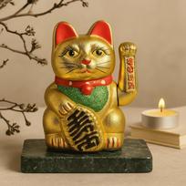 2x Maneki Neko Lucky Money Cat