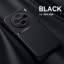 For Vivo X200 Pro,X200 Case Magnetic PU Leather +TPU Edge Ultra-thin Drop-proof Camera Protection Cover for VIVO X 200 For Vivo X200 Pro