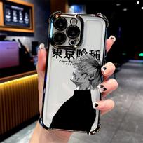 Anime Tokyo Ghoul Plating Phone Case For iPhone 17 Air 16 e 15 14 13 12 11 Pro Max Plus Mini SE 2020 2022 Anti-Fall Airabag iPhone 11 Pro