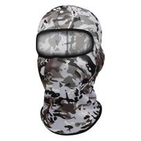 Full Face Balaclava Mask Lightweight Breathable Camouflage Pattern Stretch Fabric for Outdoor Activities Sports Cycling Skiing Running Tactical Use One Size