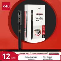Deli S66 0.5mm Black Gel Pen