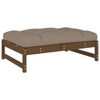 vidaXL Garden Stool Honey Brown 120x80 cm Solid Pine Wood