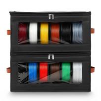 2Pcs Filament Storage Box 3D Printer Filament Storage Containers 3D Printing Accessories Holder Rack for Home Office Workshop