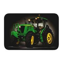 Funny Tractor Design Doormat Non-Slip Backing for Kitchen Bathroom Balcony Entryway Rug Carpet Exquisite Floor Mat Decor Ins 40cmX60cm