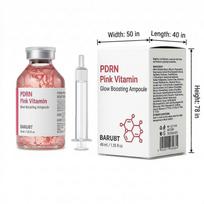 PDRN Rožinis Vitaminų Švytėjimo Stiprinimo Ampulė, Korėjietiškas Veido Serumas su Kolagenu ir Hialurono Rūgštimi, Šviesinantis Drėkinantis Anti-Age Serumas, 40ml/1.35 1PCS