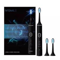 IVISMILE Dantų burnos priežiūra Private Label Dantų balinimo LED rinkinys su elektriniu dantų šepetuku juoda