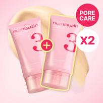 numbuzin No.3 Porcelain Base-skip Tone Up Beige 50ml 02 Glow Double Pack