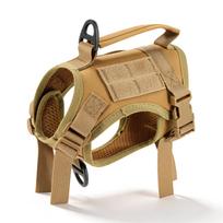 Tactical Cat Harness Escape Proof Adjustable Cat Walking Vest with Handle No Pull Soft Breathable Pet Harness for Cats Walking ruda