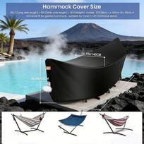 Hammock Cover Water-resistant Dustproof Heavy Duty Protector Camping Hammock Cover for Outdoor Hiking Biking Cycling Mountain juoda