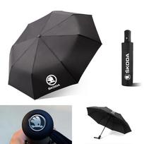 yngcr0 Portable Folding Automatic Umbrella Rain Car Large Business 3Folding Umbrellas For Skoda Octavia MK2 MK 2 3 Fabia Karoq Superb