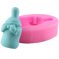 Silikono formos kūdikių maitinimo buteliukas Fondant torto dekoravimas Fimo derva šokoladiniai saldainiai kepimo įrankiai