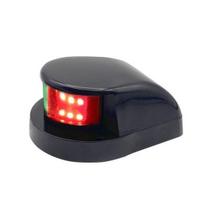 LED valties navigacijos lemputė, atspari vandeniui, ypač ryški jachtos šviesa, didelio matomumo 12 V jūrų laivo elektrinė valtis Šviesiai raudona žalia signalinė lemputė juoda