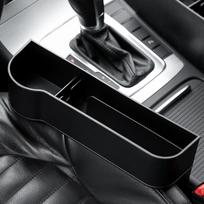 Automobilinės sėdynės dėtuvės plyšių laikymo dėžė Automobilio laikiklio tarpo plyšio užpildo laikiklis, skirtas piniginei, telefono plyšinei kišenei, automobiliniai priedai left