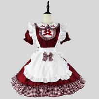 Original Christmas Sweet Dress Lolita Little Girl Maid Coat COS Coat Maid Coat Maid Coat S bordinė