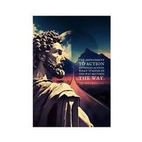 Inspirational Quote Posters Marcus Aurelius Stoicism and Prints Canvas Painting Wall Art Picture for Room Office Home Decor 21cm×30cm NoFrame