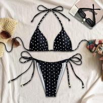 Micro Bikini Sexy Swimsuits For Women Swimwear Dot Brazilian Bikini Set Thong Biquini Swim Suits String Beachwear Female S juoda