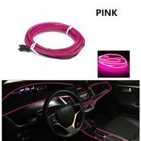 Automobilio salono LED dekoratyvinė lempa 1M/2M/3M/4M/5M laidai neoninė juosta automobiliui pasidaryk pats lanksti aplinkos šviesa USB vakarėlio atmosferos diodas 1M Wiring drive