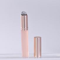 Mini silikoninis lūpų šepetėlis su dangteliu Apvalus galvutės makiažo šepetėlis Lūpų dažų aplikatorius Daugiafunkcis mini maskuoklio šepetėlis Nešiojama makiažo priemonė pilka spalva