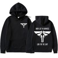The Last of Us Harajuku Hoodies Hipsteris Kai pasiklysti tamsoje, ieškok šviesos Firefly Hoodie Vyriški Moteriški Džemperiai M