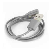 23,6 colio magnetinis USB įkrovimo laidas 2 kontaktų įkrovimo laidas DL-BX910/MR9600/2511-2519 sulčiaspaudei Pakeičiamas įkrovimo laidas pilka