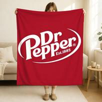 Prekės ženklas Dr Pepper gaivusis gėrimas Antklodė Minkšta ir draugiška odai Sofa-lova Poilsio patiesalas Visų sezonų antklodė 75x90cm