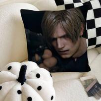 Leon Kennedy RResident EEvil Pillow Case Fashion Square Pillowcase Bedroom Sofa Room Ins Decoration Leisure 40x40 cm