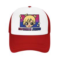 Bi furious Scotts Pilgrims vs The World Mesh Golf Hat Caps Merch for Unisex Women Adjustable Snapback MeshBack Summer Cooling Hats One Size